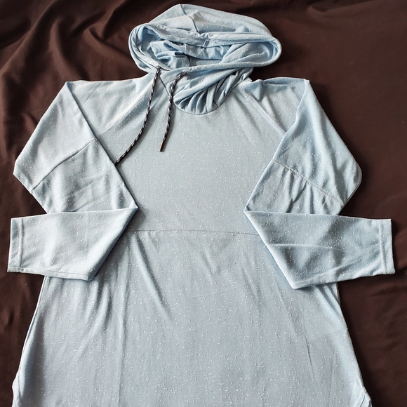 Columbia Sky Blue Speckled Top - Picture 1 of 3